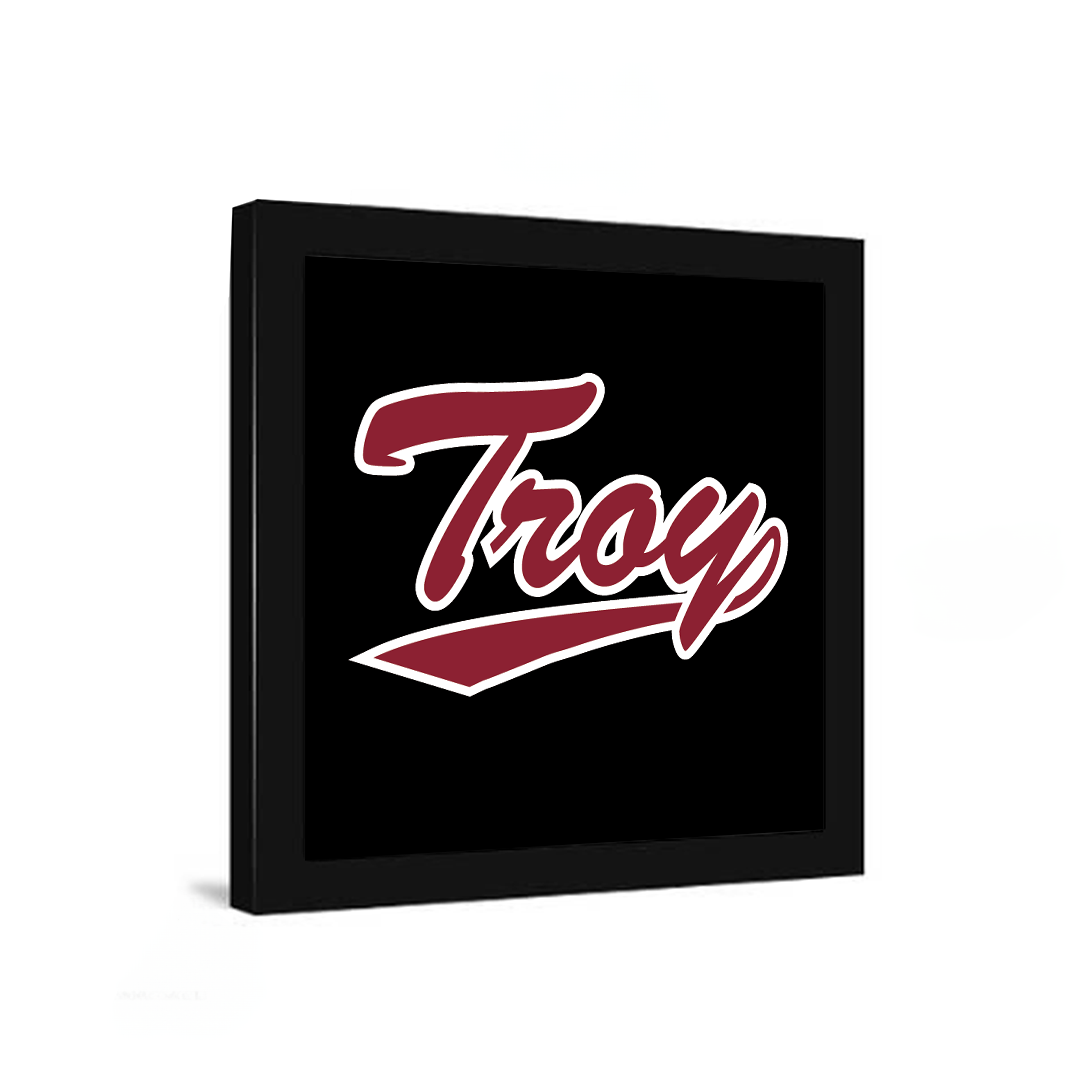 Troy Script Black Background Gallery Pop